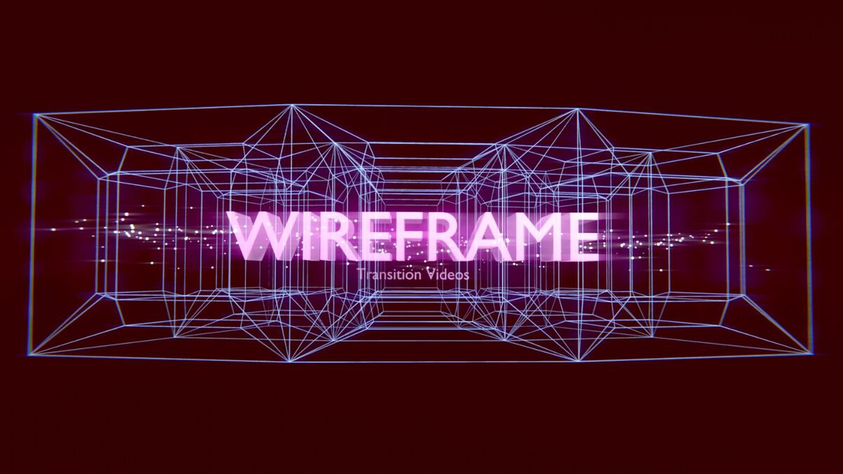 Wireframe Transition Video Pack image number 0